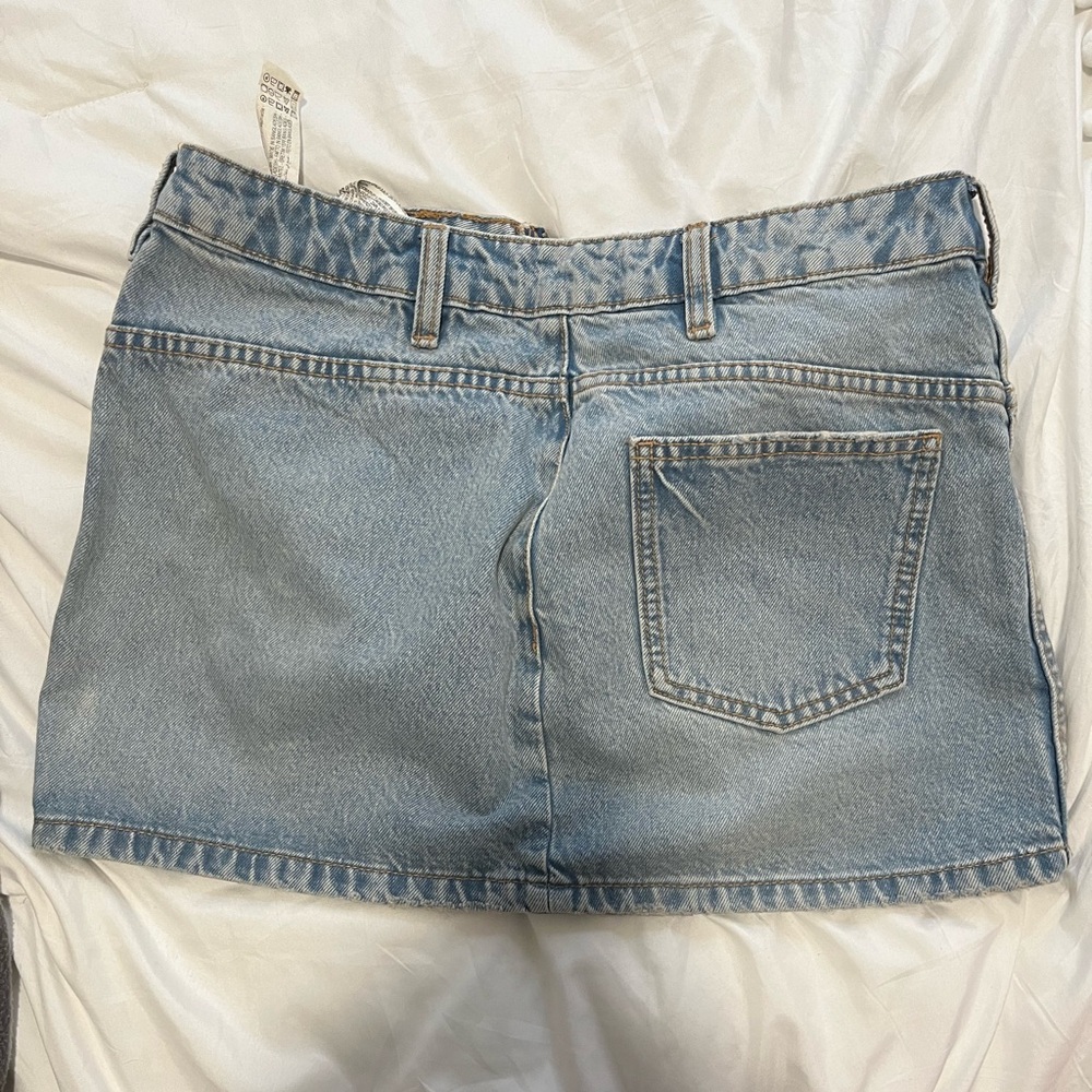 ZARA JEANS MINI SKIRT